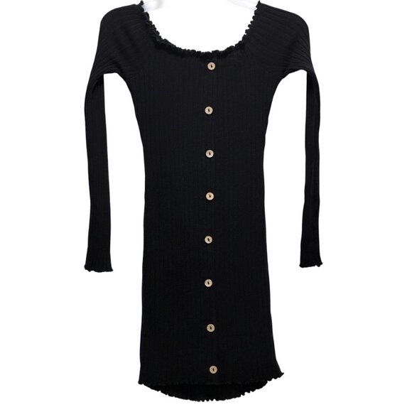 Fashion Nova Dresses & Skirts - Women Black Ribbed Dress Size M